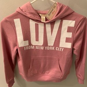 Forever 21 Girls NWT mauve sweatshirt size 5/6